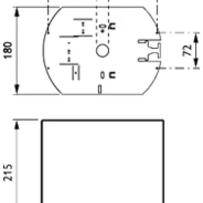Plafonnier LED LuxSpace Compact en saillie DN570C LED24S/840 PSD-VLC-E C WH 