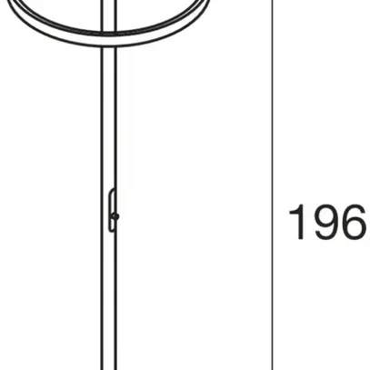 Lampadaire LED SLV ONE STRAIGHT 22W 1200lm 927/930 VAR blanc 