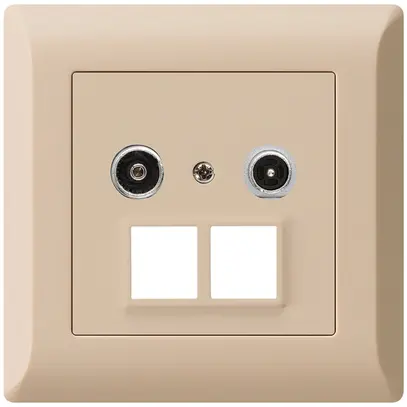 Prise multimédia ENC kallysto.line R/TV 23dB 2GHz beige 