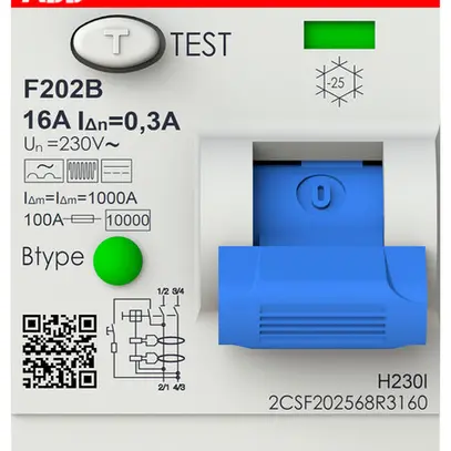 Interruttore differenziale proM compact 1PN tipo B 16A 300mA 2UM leggr.ritardato 