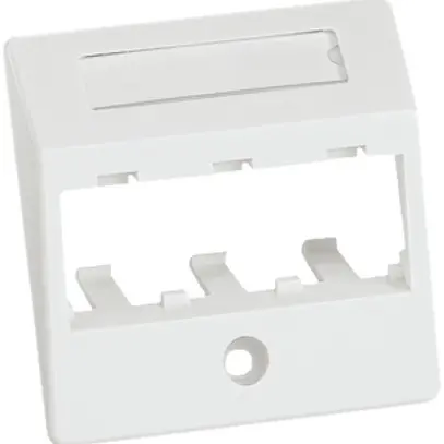 UP-Montageset Panduit leer weiss 