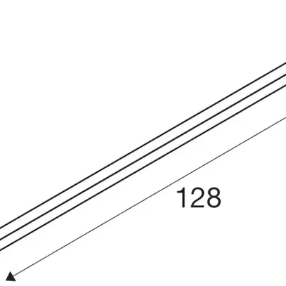 Applique LED SLV ARLINA 130 28W 2400lm 3000K 1280mm aluminium 