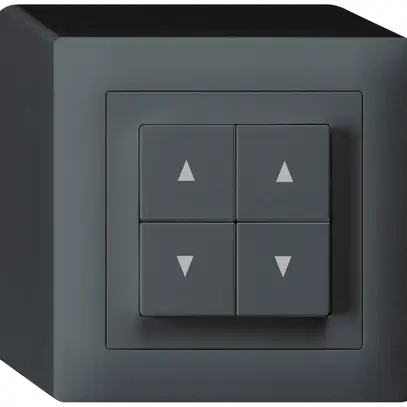 Interrupteur pour stores AP kallysto anthracite avec 4 touches 