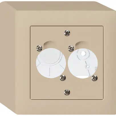 Kit di montaggio AP per 2 XLR kallysto beige 