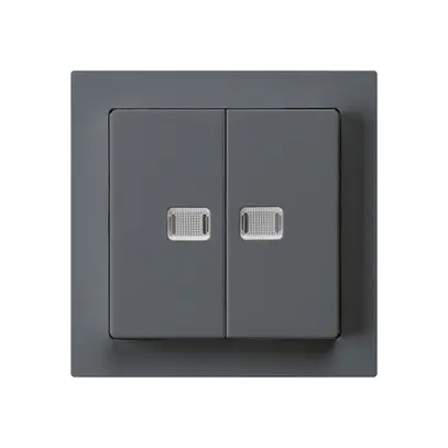 Kit frontal kallysto anthracite avec 2 lentilles 60×60mm 
