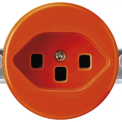Insert pour prise basico type 23 orange avec bornes enfichables 