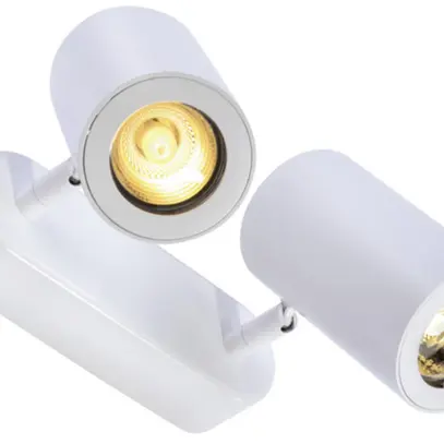 Plafoniera/lpda a muro SLV ENOLA_B, 2×GU10 50W IP20 bianco 
