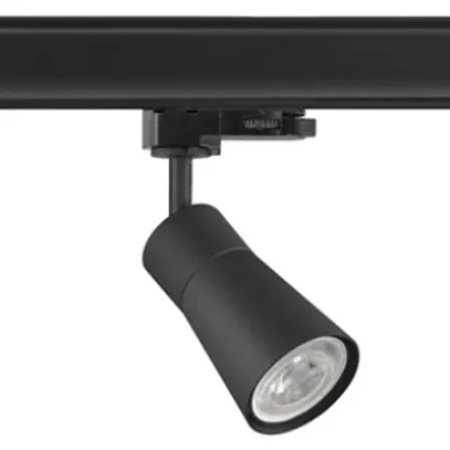 Spot SLV PURI 2.0 Cone GU10 1×6W VAR AD3PH Ø55mm noir 
