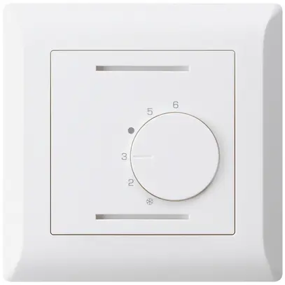 Termostato ambiente INC kallysto.line bianco senza interruttore 