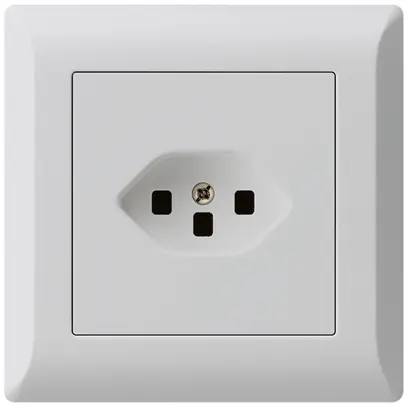 Prise ENC kallysto.line T23 gris clair avec bornes enfichables 