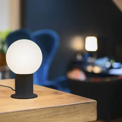 Lampada da tavolo SLV VARYT E14 1×0…6W nero 