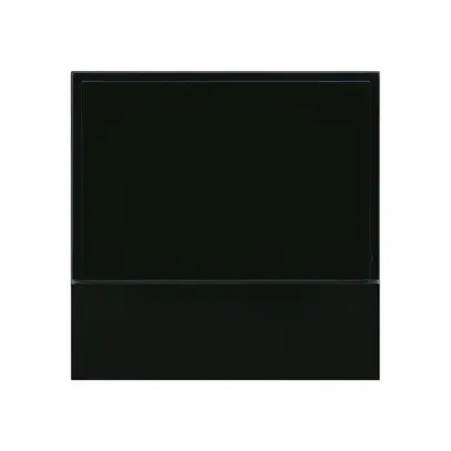 Placca frontale Hager basico KNX RTR nero 