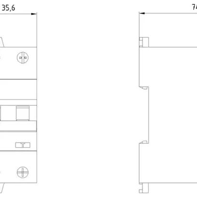 Disgiuntore differenziale Siemens SENTRON 1LN C-13A 6kA, 30mA tipoA 