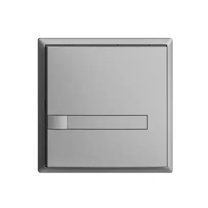 Pulsante INC KNX 1×EDIZIOdue silver RGB senza LED con inserto carta 