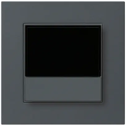 Thermostat d'ambiance ENC kallysto.pro KNX s/e-link avec touches anthracite 