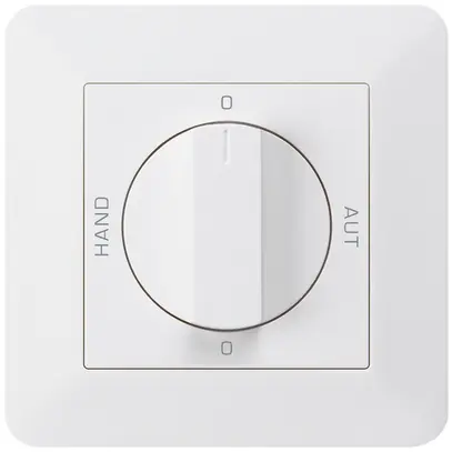 Interrupteur rotatif ENC 0-Hand-0-Aut. kallysto.trend 2/1L blanc avec manette 