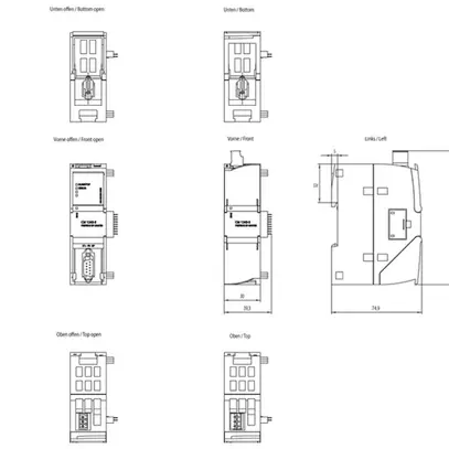 Modulo di comunicazione Siemens SIMATIC CM 1243-5 PROFIBUS (RS-485) DP master 