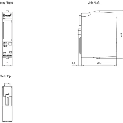 Modulo di uscita PLC Siemens SIMATIC ET200SP DQ 8×24VDC/0.5A ST A0 CC02 