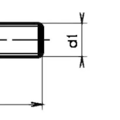 Vis à tête 6-pans M10×25mm zng-chro, 8.8 DIN 933 