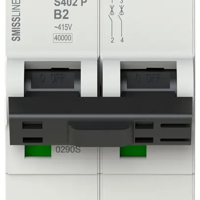 Disgiuntore SMISSLINE TP, 2L, B, 2A, 40kA 