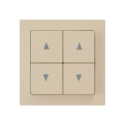 Pulsante per tappar.INC kallysto A beige con 4 tasti 