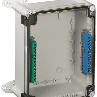 Boîtier d'appareils Legrand IP55 310×240mm gris clair fermeture à verrous 