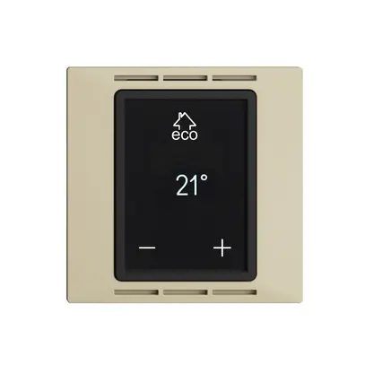 Termostato ambiente EDIZIOdue F vanille, con display, riscald.pavim. 