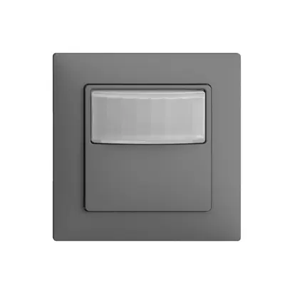 Détecteur de mouvement EDIZIOdue F pirios 180 R eco plus 1 canal, gris foncé 