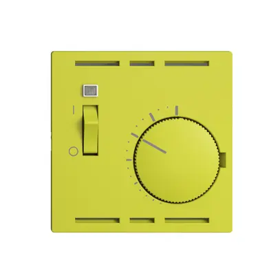 Termostato ambiente INC EDIZIOdue lemon, con interrutore 