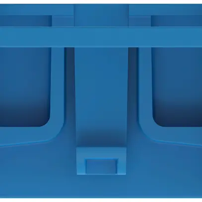 Befestigungsadapter WAGO o.Zugentlastung für 10×4mm² TH35 bl 