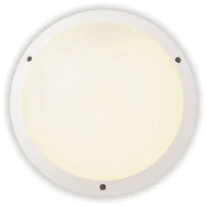 Plafonnier/applique Legrand Chartres T1 E27 75W IP54 Ø296×95mm blanc 
