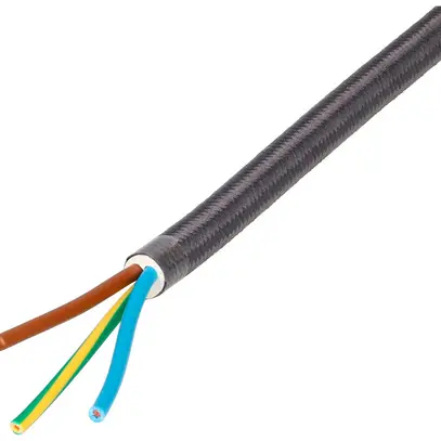 Câble textile 3×1mm² LNPE anthracite 