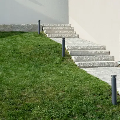 Borne lumineuse LED DOTLUX TERRA 12W 550lm 830 IP65 Ø100×1000mm anthracite 