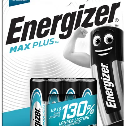 Pile alcaline Energizer Max Plus AAA LR03 1.5V blister à 4 pièces 