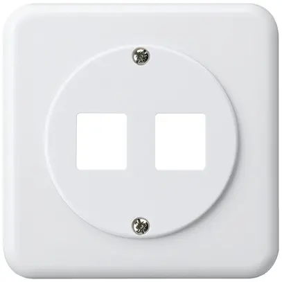 Kit frontal ENC G HMS basico pour 2 modules blanc 