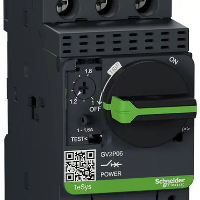 Disgiuntore per motore Schneider GV2P06 1…1.6A TeSys 50kA 