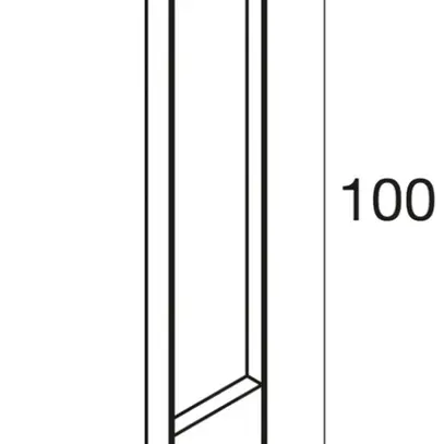Paletto luminoso LED SLV FLATT POLE 100 9.7W 3000/4000K 400lm IP65 an/legno 