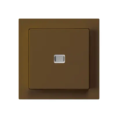 Interruttore luminoso INC kallysto 3/2L marrone 