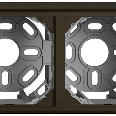 En-tête AP EDIZIO.liv SNAPFIX® 1×2 pour combinaisons au choix brun 