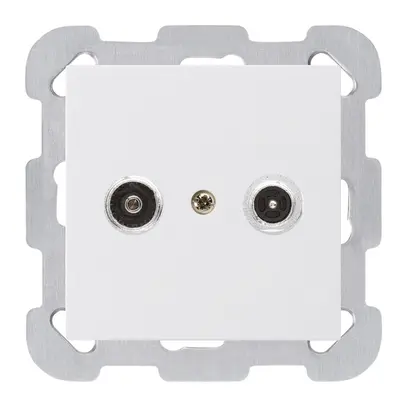 Prise antenne ENC kallysto R/TV montage B 23dB 2GHz blanc 