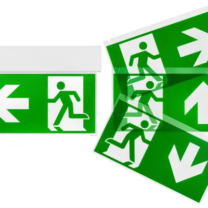 Lampada di segnalazione d'emergenza LED Tridonic Exit ST IP40 4W bat 3h as ap at 