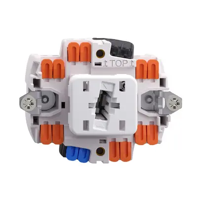 Inserto interrut.pulsa.lumi.FH 6/1L contr. LED giallo 