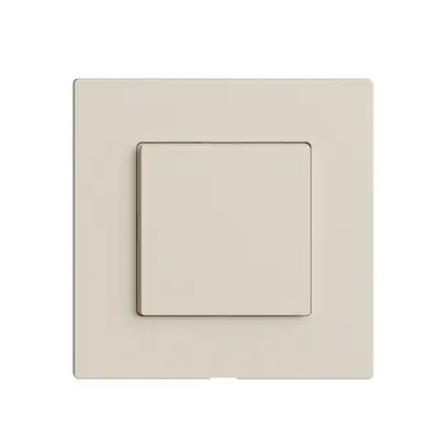 Interruttore 1K/1T Edue Wiser crema 