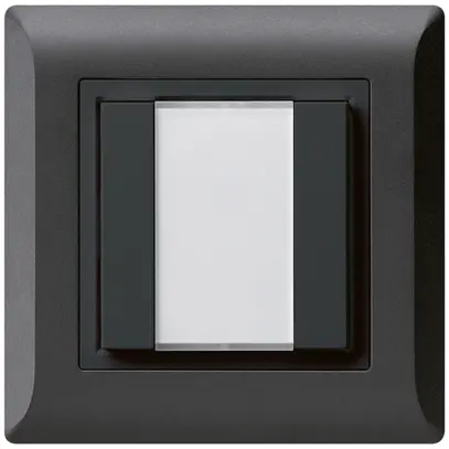 Poussoir universel ENC 2×kallysto.line sans LED noir 