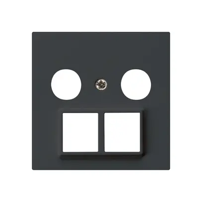 Plaque frontale HMS kallysto pour R/TV noir 