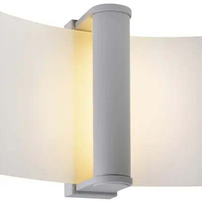 LED-Decken-/Wandleuchte SLV ZENIT, 6W 450lm 3000K IP20 silbergrau 