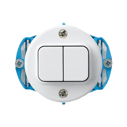 Insert pour interrupteur ENC basico 1/1L blanc 