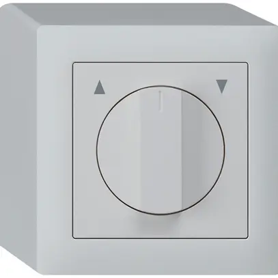 Interruttore/tasto rotativo AP per tapparella kallysto grigio chiaro 