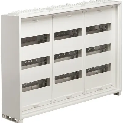 Distributore AP Hager univers 3-file 108UM IP30 800×500×160mm 