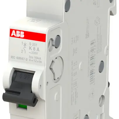 Disjoncteur ABB S201-K8 8A 6kA 